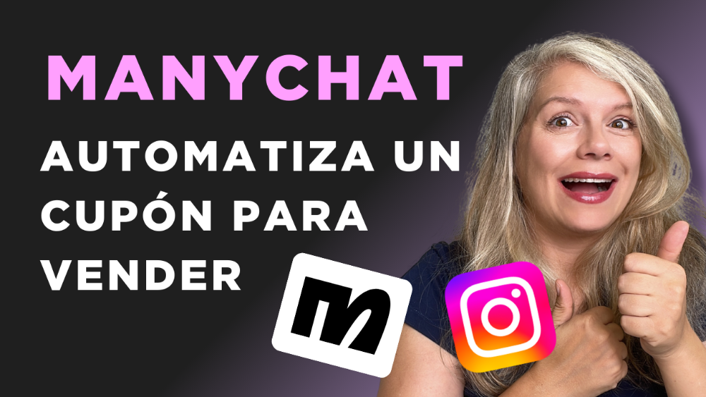 manychat automatizar cupon