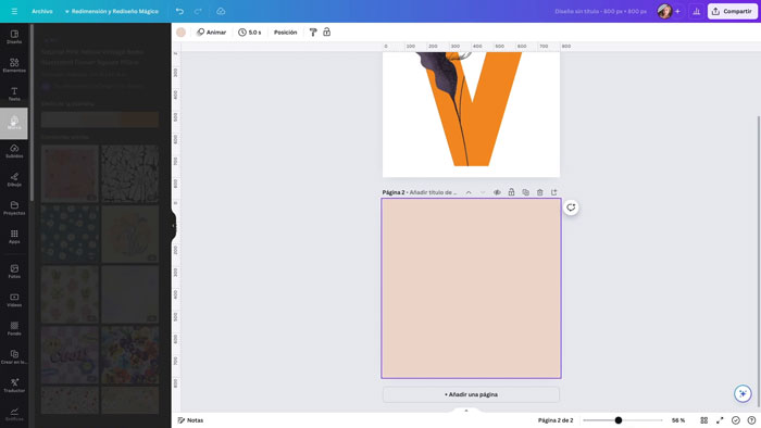 paso 11 letras bonitas en canva