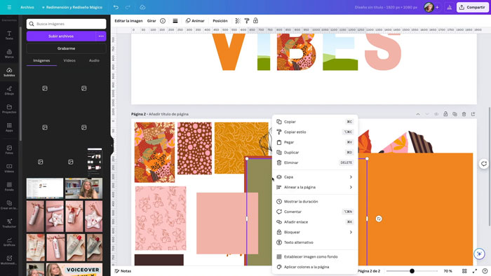 paso 7 letras bonitas en canva